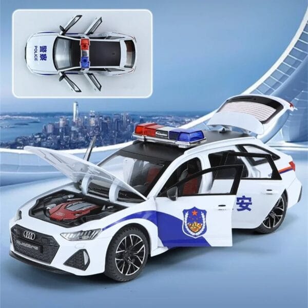 1/24 Audi RS6 Avant Police Car - Image 7