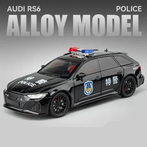 1/24 Audi RS6 Avant Police Car - Image 4