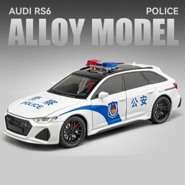 1/24 Audi RS6 Avant Police Car - Image 6