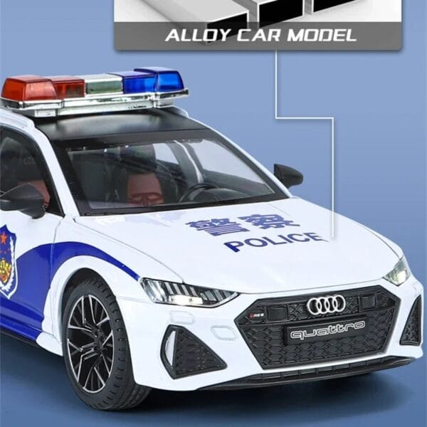 1/24 Audi RS6 Avant Police Car - Image 9