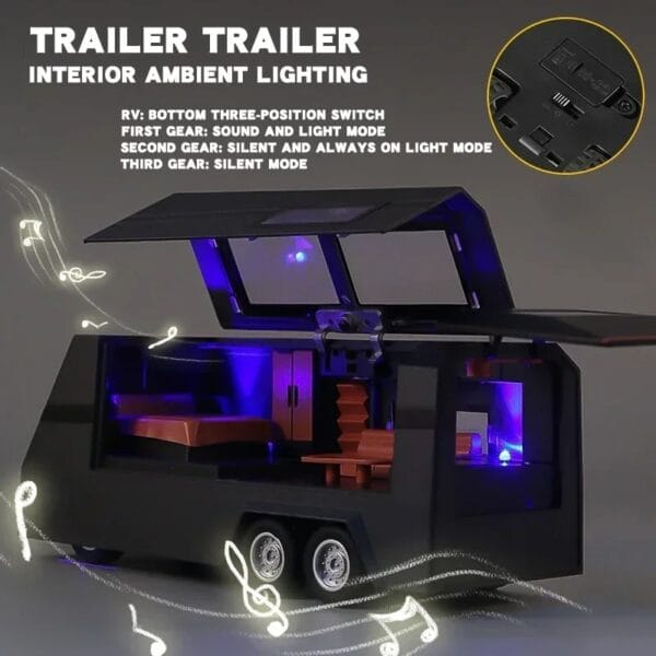 Tesla Cybertruck Pickup Trailer 1:32 - Image 8