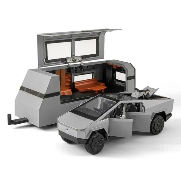 Tesla Cybertruck Pickup Trailer 1:32 - Image 9