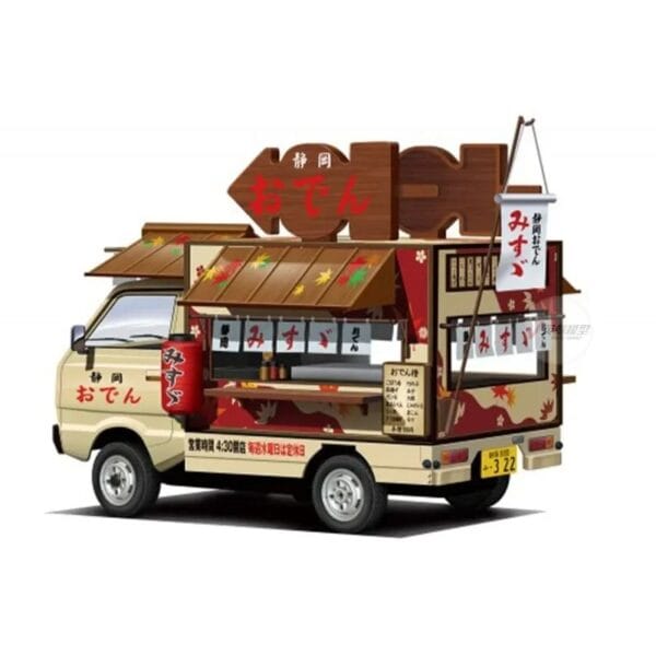 Assembly Model 1/24 Mobile Vending Car for Shizuoka Oden - Image 3