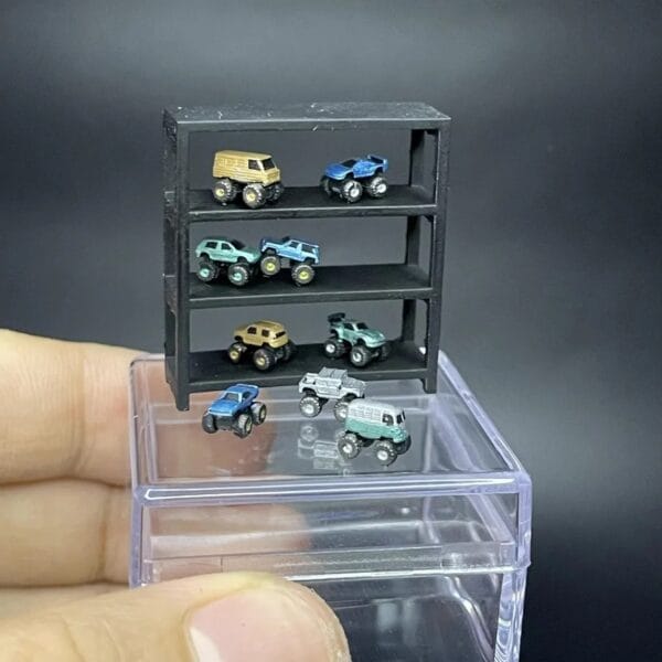 Model Car 1:64 Scene Props 1/10 Bigfoot Truck Diorama - Image 2