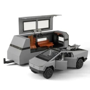 Tesla Cybertruck Pickup Trailer 1:32