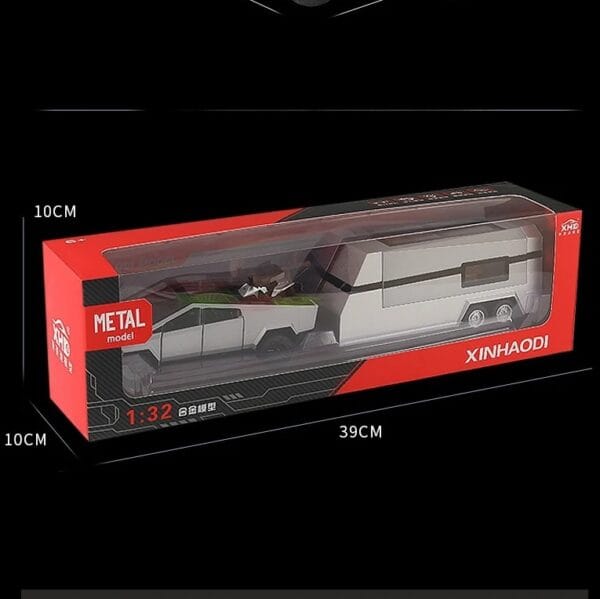 Tesla Cybertruck Pickup Trailer 1:32 - Image 4