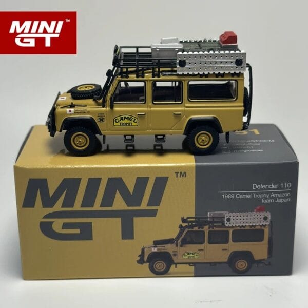 MINIGT 1:64 Defender 110 1989 Camel Trophy Amazon Team - Image 2