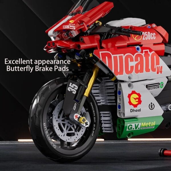 V4 Motorcycle Building Blocks Set - Image 6