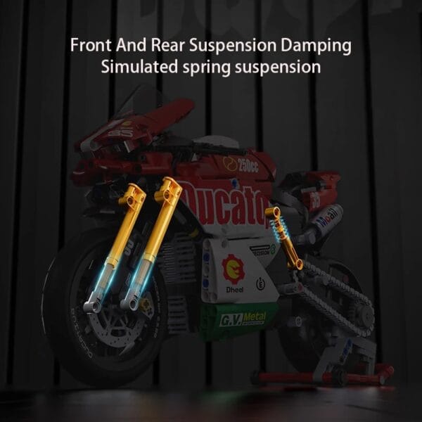 V4 Motorcycle Building Blocks Set - Image 2