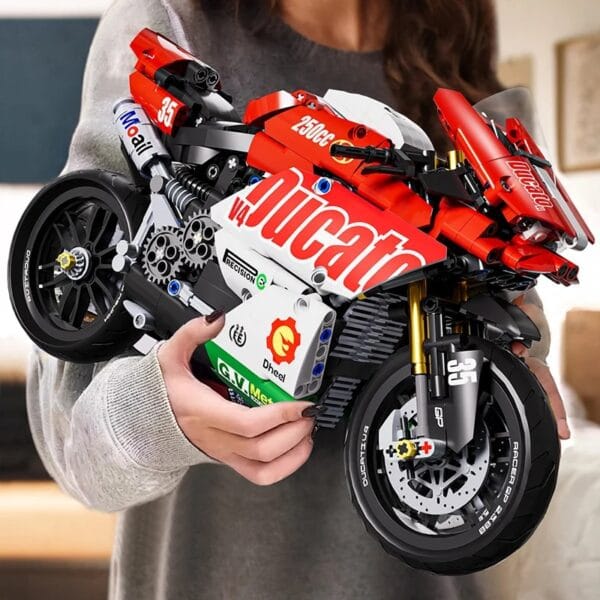 V4 Motorcycle Building Blocks Set