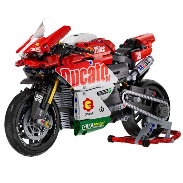V4 Motorcycle Building Blocks Set - Image 7